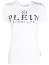 PHILIPP PLEIN CRYSTAL-EMBELLISHED LOGO T-SHIRT