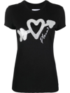 Philipp Plein Crystal-embellished Logo T-shirt In Black
