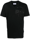 PHILIPP PLEIN V-NECK LOGO T-SHIRT