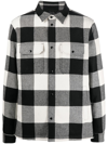Woolrich Alaskan Check White Black Overshirt