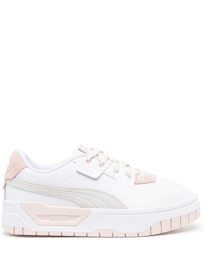 Puma Cali Dream Colorpop Sneakers In White/island Pink/marshmallow