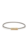 LE GRAMME 18KT YELLOW GOLD AND STERLING SILVER 6G CABLE BRACELET