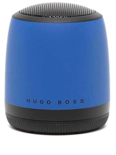Hugo Boss Logo印花扬声器 In Blau