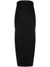 RICK OWENS ULTRA HIGH-WAISTED PENCIL SKIRT