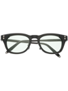 Akoni Orion Square-frame Glasses In Black