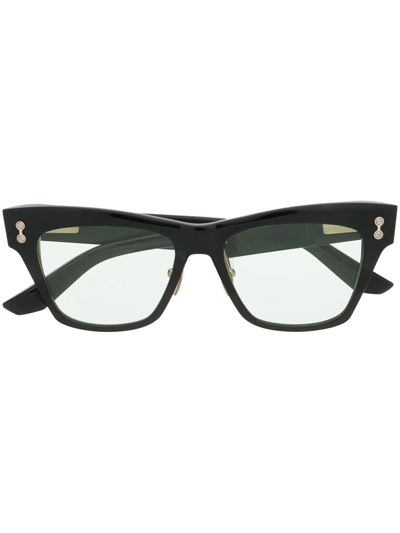 Akoni Sagitta Square-frame Glasses In Black