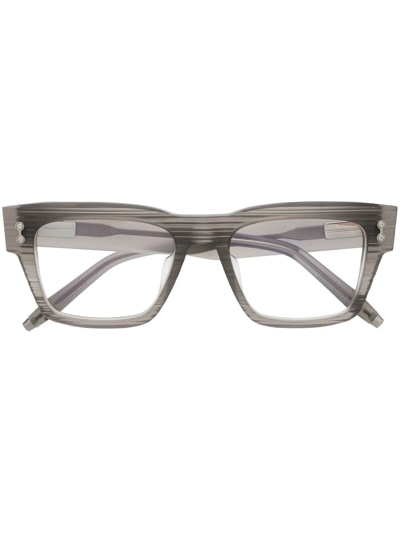 Akoni Columba Square-frame Glasses In Grey