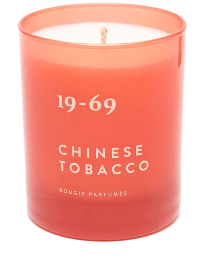 19-69 Chinese Tabacco Candle In Orange