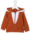 STELLA MCCARTNEY FLEECE FOX-PRINT HOODIE