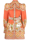 ZIMMERMANN KALEIDOSCOPE ARIES PRINTED SHIRT DRESS