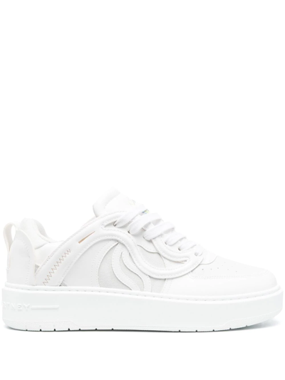 Stella Mccartney Cupsole Vegan Low-top Fashion Sneakers In White