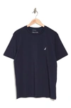 Nautica Crewneck Logo T-shirt In Navy