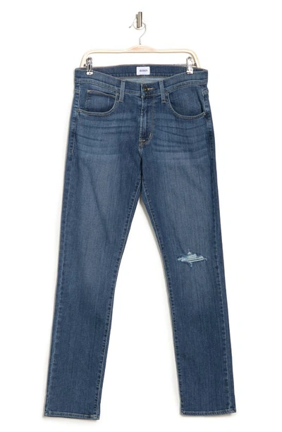 Hudson Blake Slim Straight Jeans In Pollux