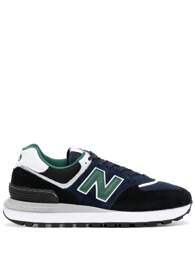 Junya Watanabe Navy New Balance Edition 574 Sneakers In Multi