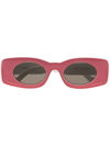 Loewe X Paula's Ibiza Original Square Sunglasses In White
