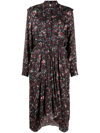 ISABEL MARANT ÉTOILE OKLEYA FLORAL MIDI DRESS