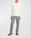 Vince Raglan Crew Neck Sweater In Bone