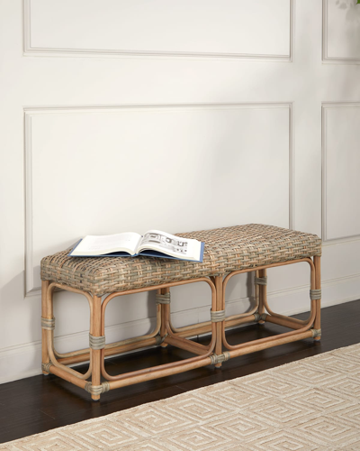 Jamie Young Avery Bench In Cream
