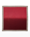 Kim Seybert Dip Dye Napkin In Red