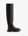 Hunter City Explorer Tall Rubber And Neoprene Boots In Black