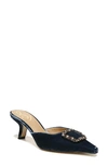 Sam Edelman Brit Jewel In Deep Sapphire Velvet In Blue