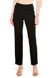 Nic + Zoe Wonderstretch Pocket Straight Leg Pants In Black