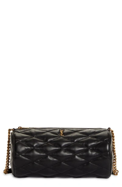 Saint Laurent Medium Sade Tube Bag In Black