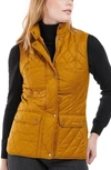 Barbour Wray Fleece-lined Vest In Dijon