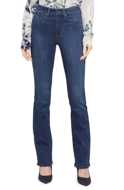 Nydj High Waist Slim Bootcut Jeans In Blue Moon