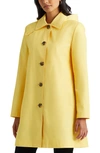 Ralph Lauren Balmacaan Hooded Raincoat In Beach