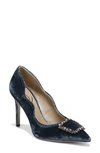 Sam Edelman Harriett Pointed Toe Pump In Sapphire