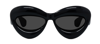 LOEWE LW40097I 01A OVAL SUNGLASSES