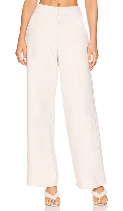 Ena Pelly Bella Woven Trouser In Bone