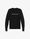 BILLIONAIRE BOYS CLUB LOGO-EMBROIDERED RELAXED-FIT COTTON-JERSEY SWEATSHIRT