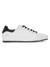 Karl Lagerfeld Men's Classic Leather Low-top Sneakers In White