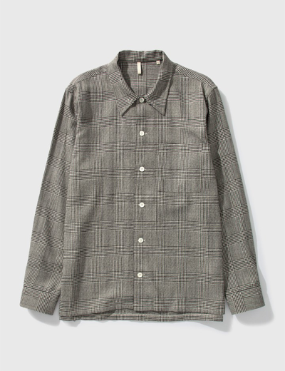 Sunflower Spacey Long Sleeve Shirt In Grey