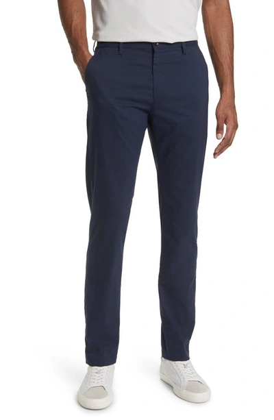 Faherty Movement Organic Cotton Blend Pants In Navy