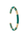 Aurelie Bidermann Positano Gold-tone Enamel Cuff In Metallic