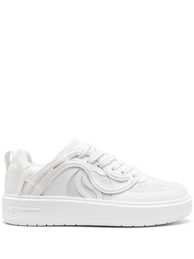 Stella Mccartney S-wave 1 White Wool Sneakers