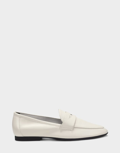 Aerosoles Hour Leather Loafer In White
