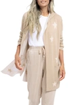 Splendid Sydney Reversible Hooded Cardigan In Brown