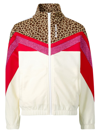 Palm Angels Colour-block Zip-up Sweatshirt Jacket In Multicoloured
