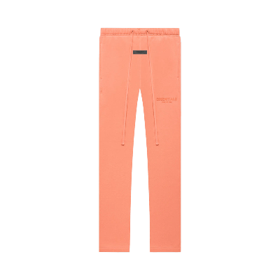 Pre-owned Essentials Fear Of God  Relaxed Sweatpant 'coral' In Orange