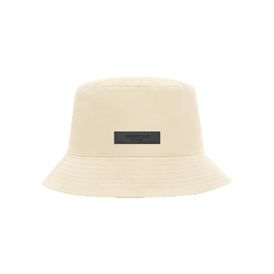 Pre-owned Essentials Fear Of God  Bucket Hat 'egg Shell' In Cream