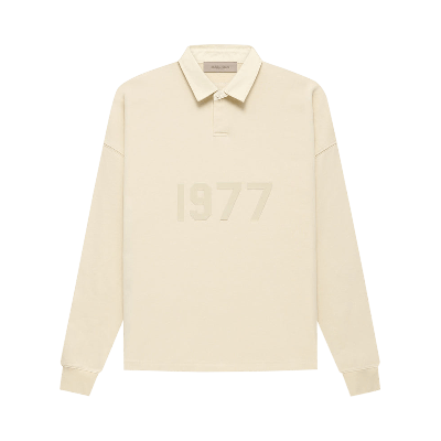 Pre-owned Essentials Fear Of God  Henley Rugby 'egg Shell' In Cream