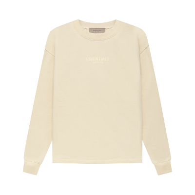Pre-owned Essentials Fear Of God  Relaxed Crewneck 'egg Shell' In Cream
