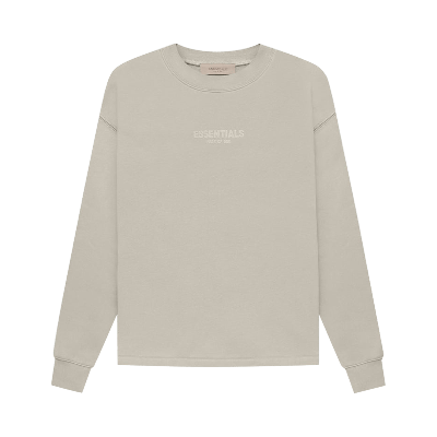 Pre-owned Essentials Fear Of God  Relaxed Crewneck 'smoke' In Grey