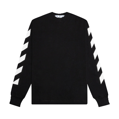 Pre-owned Off-white Diag Printed T-shirt 'black/white'