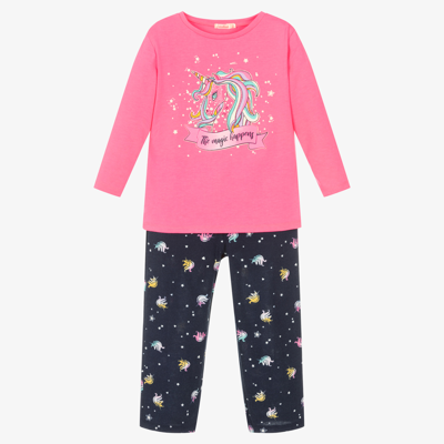 Billieblush Babies' Girls Blue & Pink Pyjamas