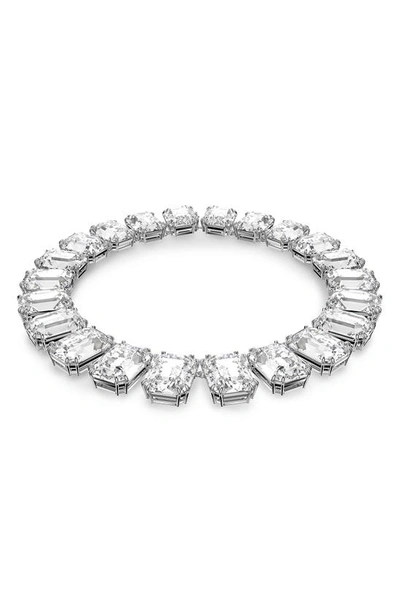 Swarovski Millenia Crystal Collar Necklace In White